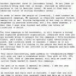 Campaign Press Release