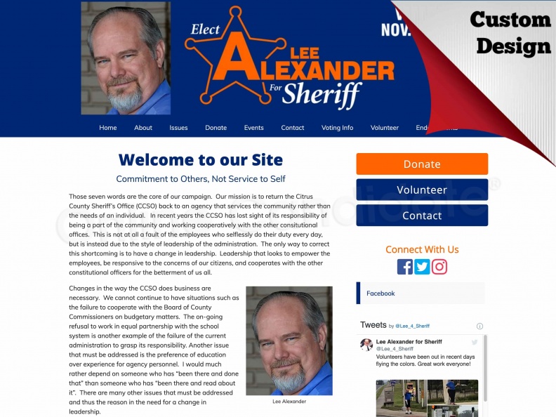 Lee Alexander for Citrus County Sheriff