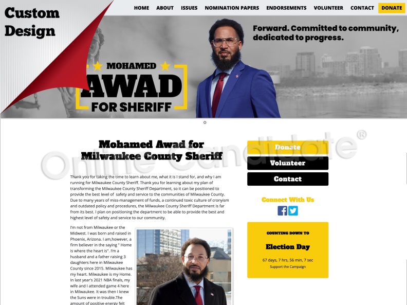 Mohamed Awad for Milwaukee County Sheriff