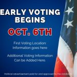Early Voting Begins Graphic Template Example