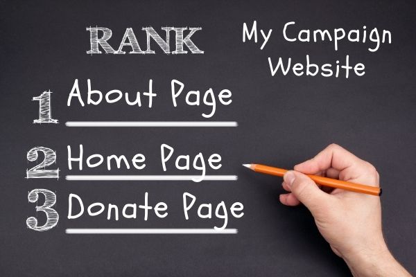 campaign website rankings