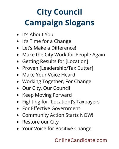 Campaign Slogan Ideas Examples And Forms Descubra Os Benef cios De 
