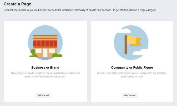 Steps for creating a campaign facebook page