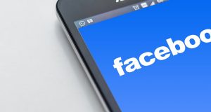 facebook page on mobile device