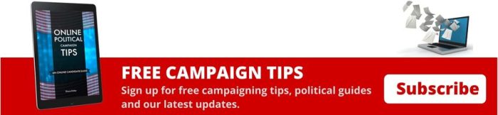 political campaign tips and ideas by email