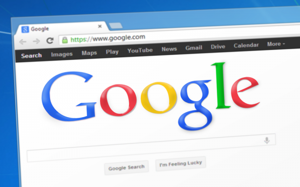 Google search bar and logo shown in web browser