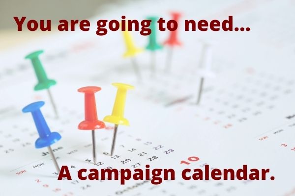 political campaign calendar