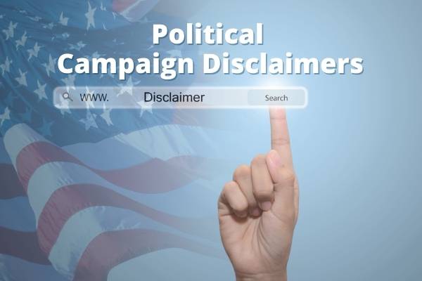 political campaign disclaimers