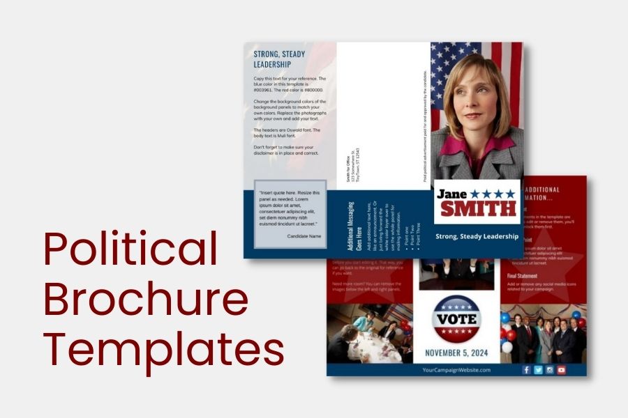 Political Candidate Brochure Templates
