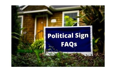 Common Political Campaign Sign Questions