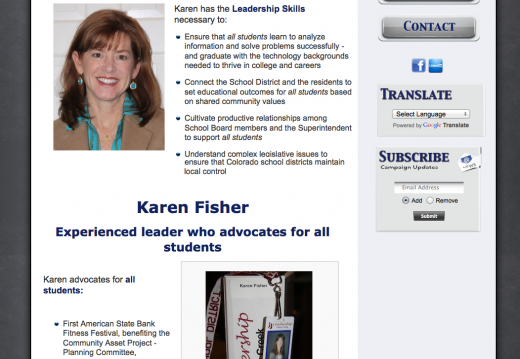 Karen Fisher for Cherry Creek Schools Board of Education