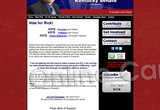 Ricky Hostetler for Kentucky Senate - 17th Disctrict