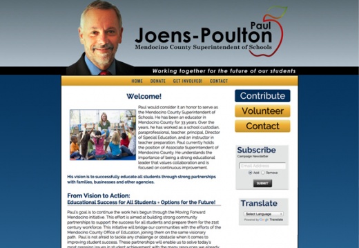 Pau Joens-Poulton for Mendocino County Superinendent of Schools