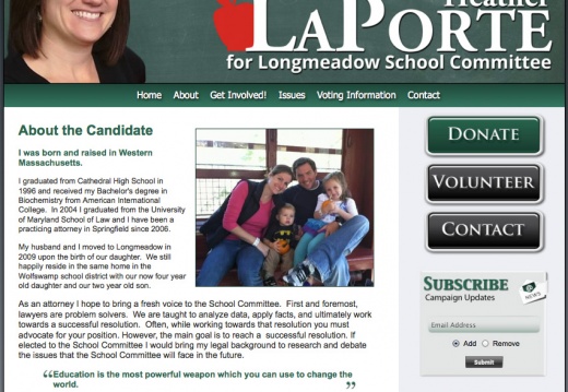 Heather LaPorte for Longmeadow School Committee