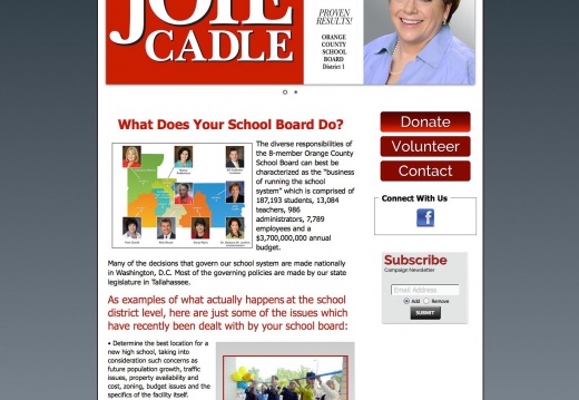 Joie Cadle for School Board