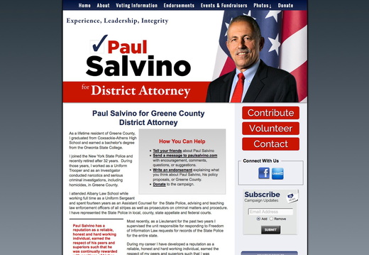 Paul Salvino for Greene County District Attorney