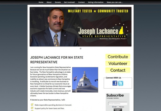 Joseph Lachance for New Hampshire State Representative
