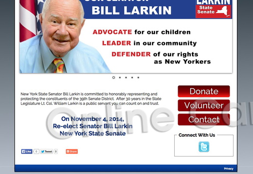 William J Larkin for NY State Senate — 39th Senate District
