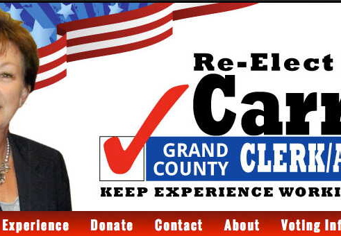 Re-Elect Diana Carroll Grand County Clerk Auditor