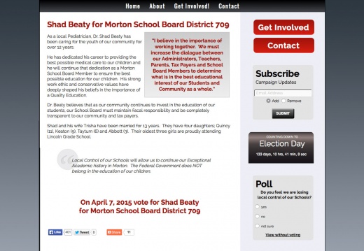 Shad Beaty for Morton School Board District 709