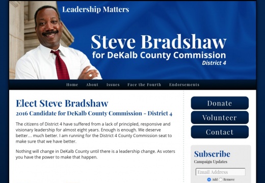 Steve Bradshaw for DeKalb County Commission - District 4