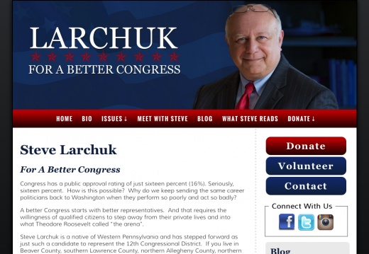 Steve Larchuk For A Better Congress