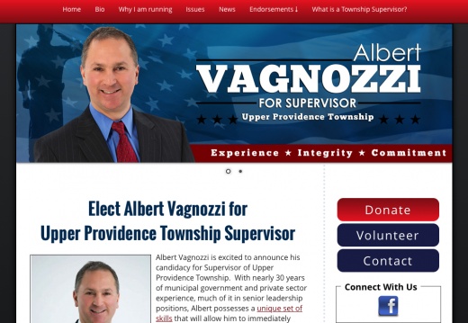 Elect Albert Vagnozzi for Upper Providence Township Supervisor