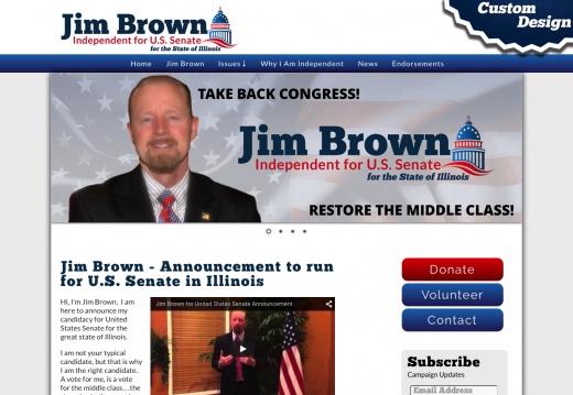Jim Brown for US Senate