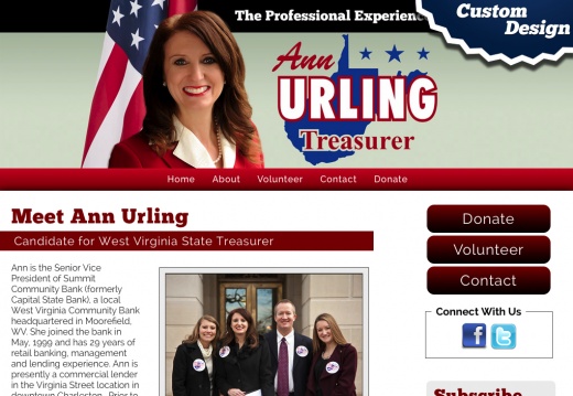 Ann Urling Candidate for West Virginia State Treasurer