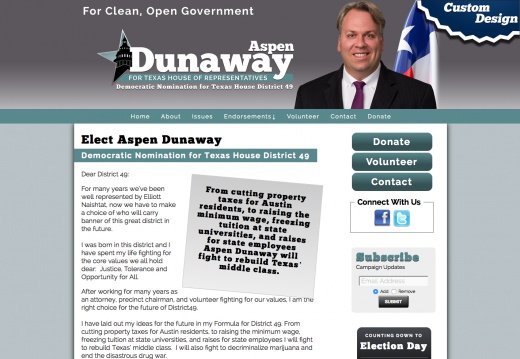 Elect Aspen Dunaway Democratic Nomination for Texas House District 49