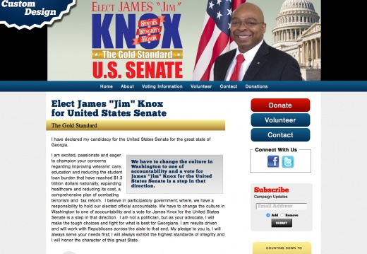 James "Jim" Knox for United States Senate
