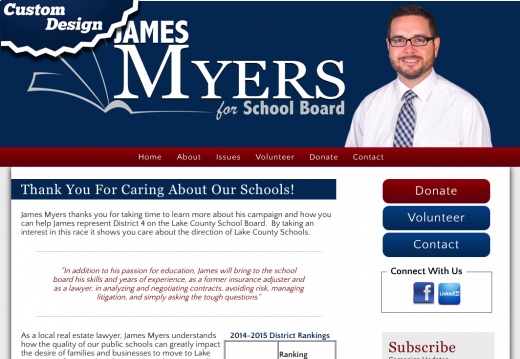 James Myers for Lake County School Board, District 4