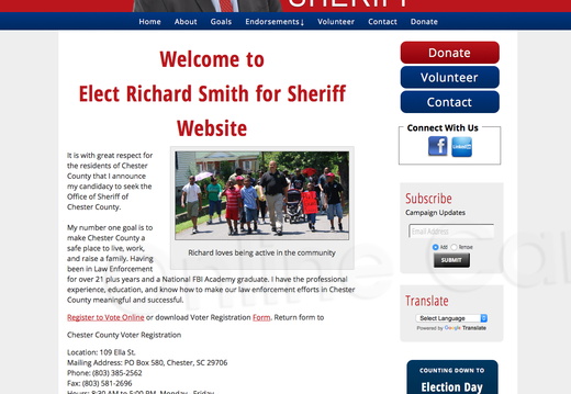 Elect Richard Smith for Sheriff