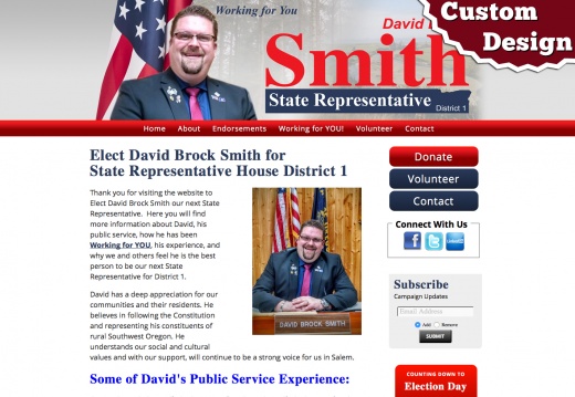 David Brock Smith for State Representative House District 1