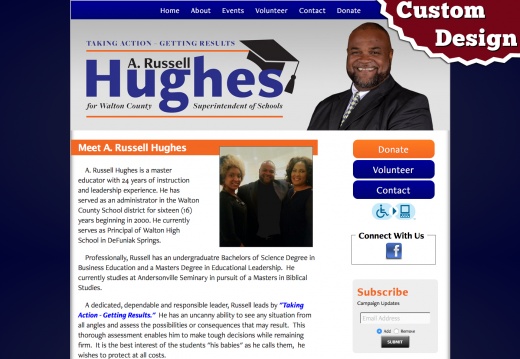 A Russell Hughes for Walton County Superintendent of Schools