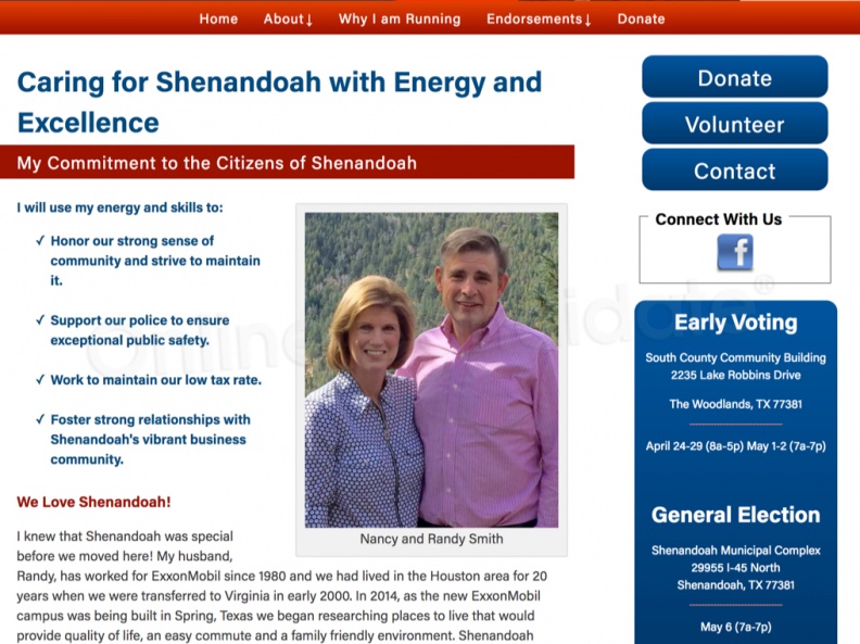 Nancy Smith for Shenandoah City Council Position 3