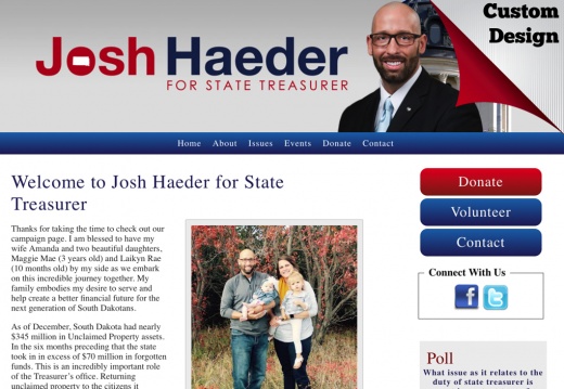 Josh Haeder for South Dakota State Treasurer