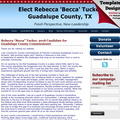 Elect Rebecca 'Becca' Tucker Guadalupe County Commissioner