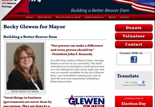 Becky Glewen for Mayor