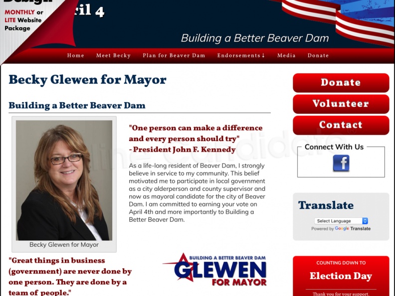 Becky Glewen for Mayor