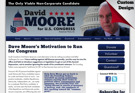 Dave Moore's Motivation to Run for Congress