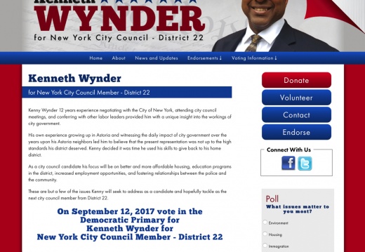 Kenneth Wynder for New York City Council Member - District 22
