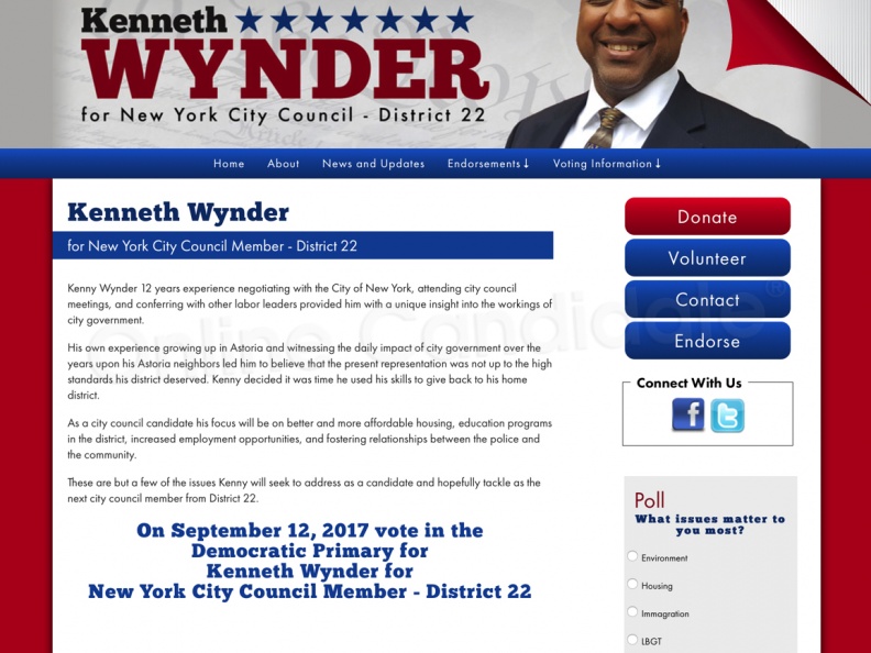 Kenneth Wynder for New York City Council Member - District 22
