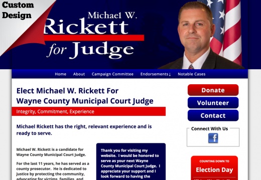 Michael W. Rickett For Wayne County Municipal Court Judge