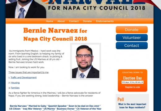 Bernie Narvaez for Napa City Council