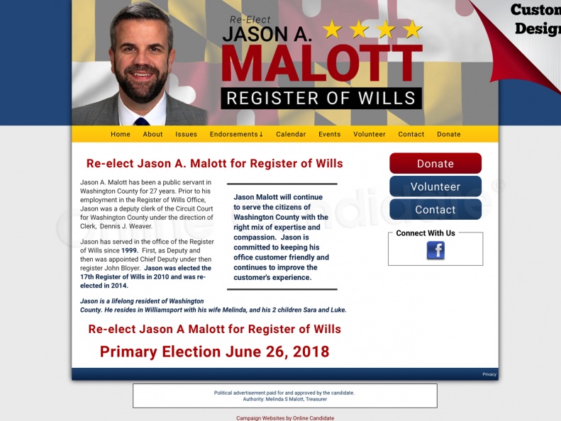 Jason A. Malott for Register of Wills