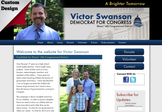 Victor Swanson Candidate for Illinois' 14th Congressional District