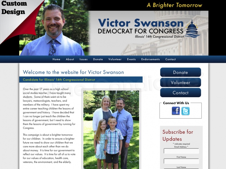 Victor Swanson Candidate for Illinois' 14th Congressional District