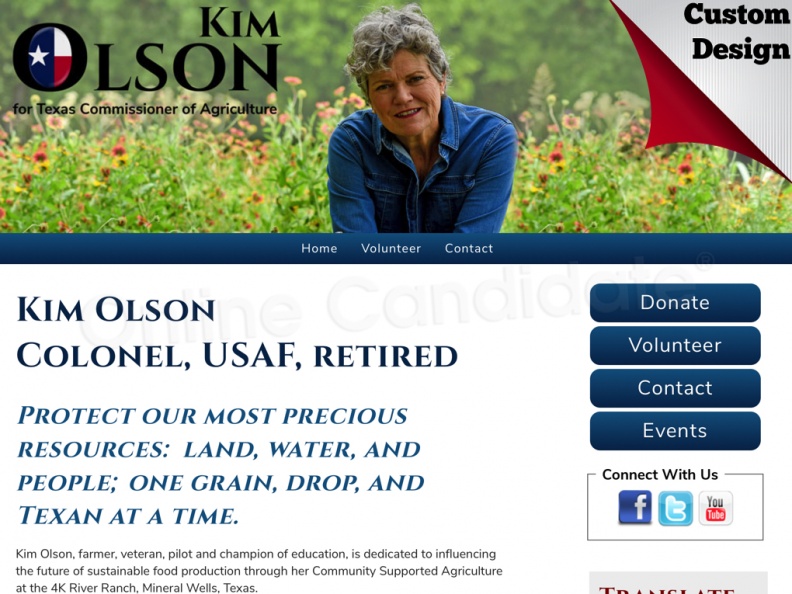 Kim Olson for Texas Agriculture Commissioner