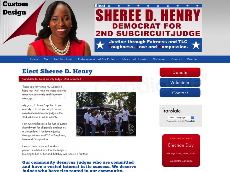 Sheree D. Henry Candidate for Cook County Judge - 2nd Subcircuit